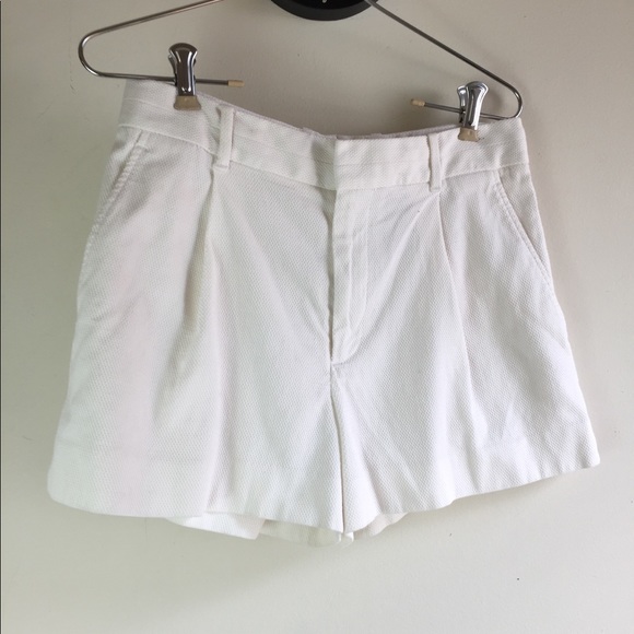 rag & bone Pants - Rag & Bone women's white Cotton shorts size 2